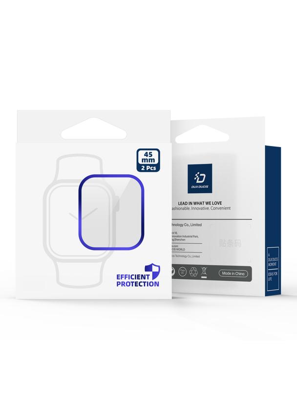 DUX DUCIS protektor PMMA z ramką do Apple Watch 10 46 mm czarne