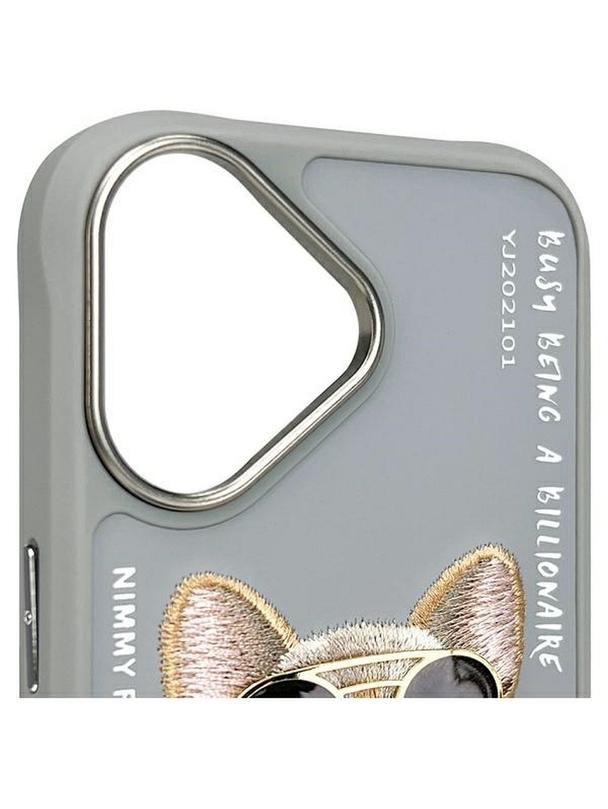 NIMMY futerał GLASSES COOL DOG do IPHONE 16 szary