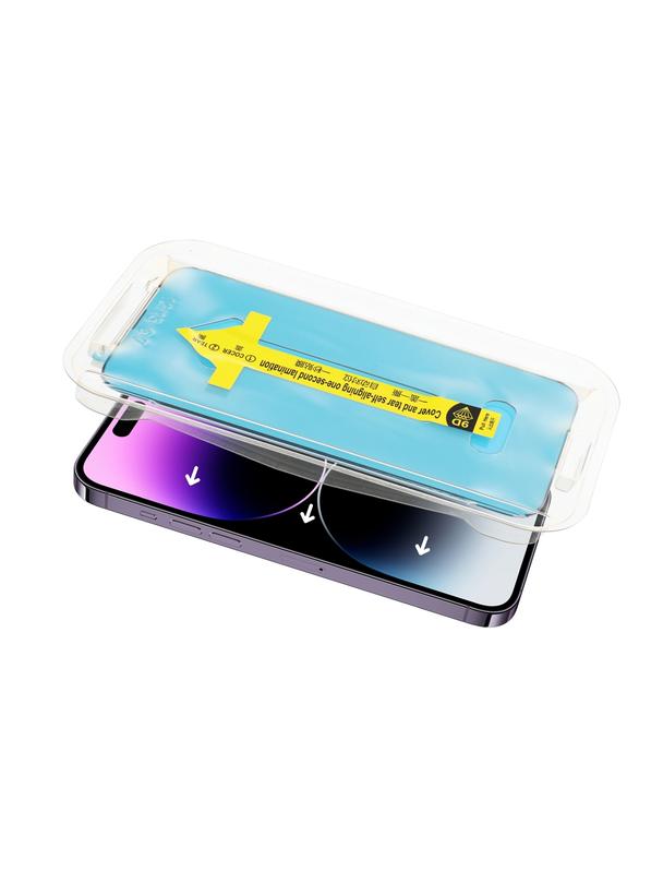 5D Full Glue Tempered Glass - do iPhone 17 Air czarny + aplikator