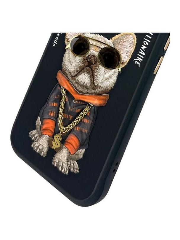 NIMMY futerał GLASSES COOL DOG do IPHONE 15 czarny