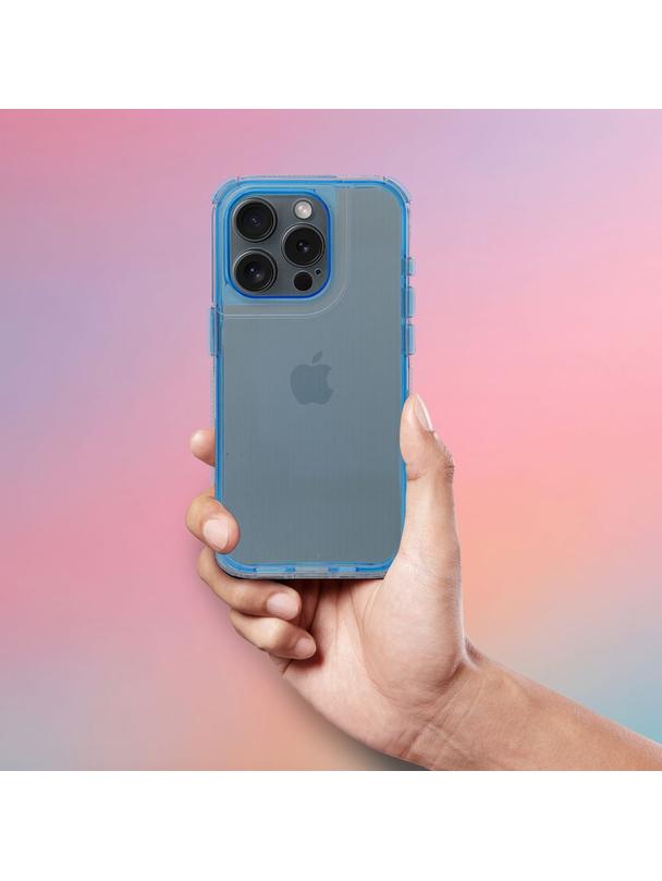 Futerał MATRIX CLEAR do IPHONE 16 niebieski