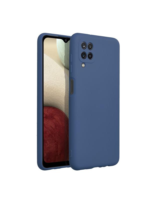 Futerał SILICONE do SAMSUNG A12 niebieski