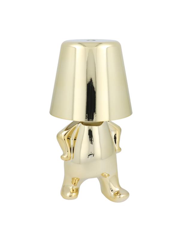 Lampka nocna GOLD MAN Art Deco stojący (wzór 1) MLTL