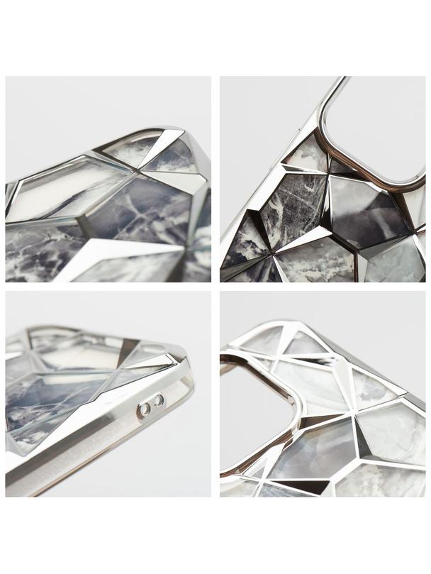 Futerał TWINKI do IPHONE 15 PRO MAX srebrny