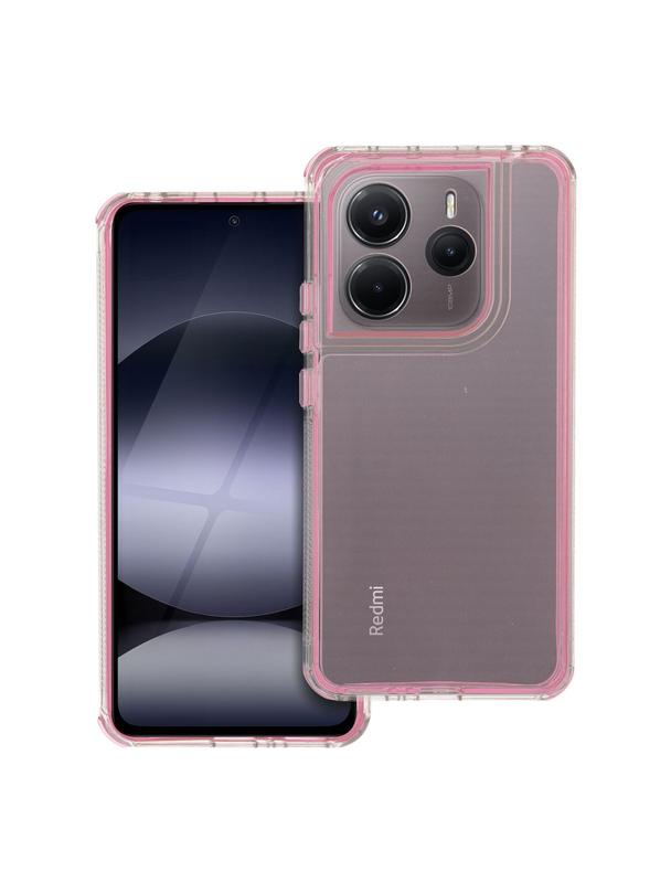 Futerał MATRIX CLEAR do XIAOMI Redmi Note 14 5G pudrowy róż