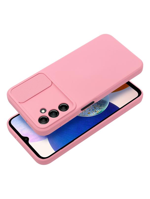 Futerał SLIDE do SAMSUNG A14 5G / A14 4G jasnoróżowy