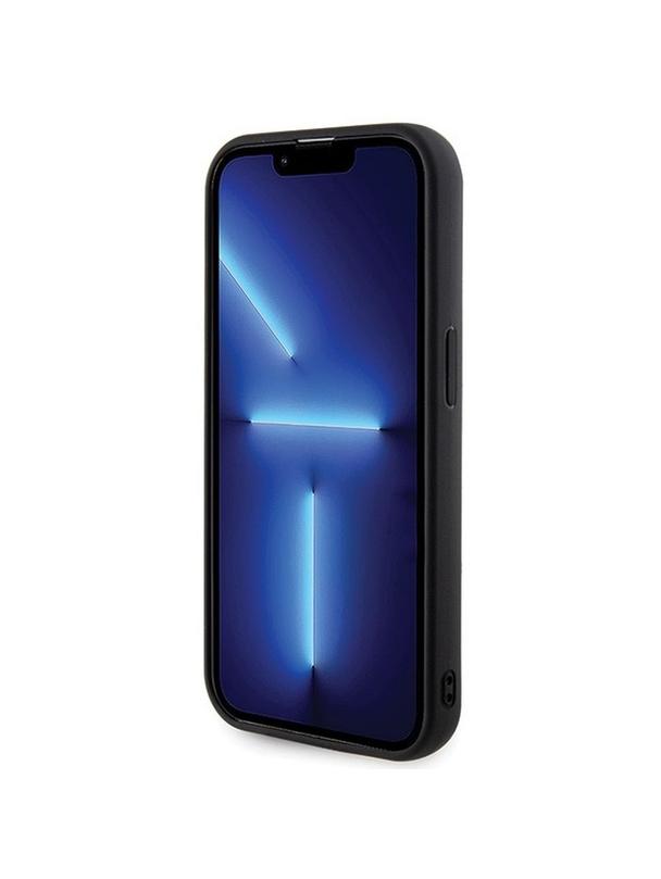 GUESS futerał do IPHONE 15 Pro GUHCP15LPSQSQSK (Quilted Metal Logo) czarny