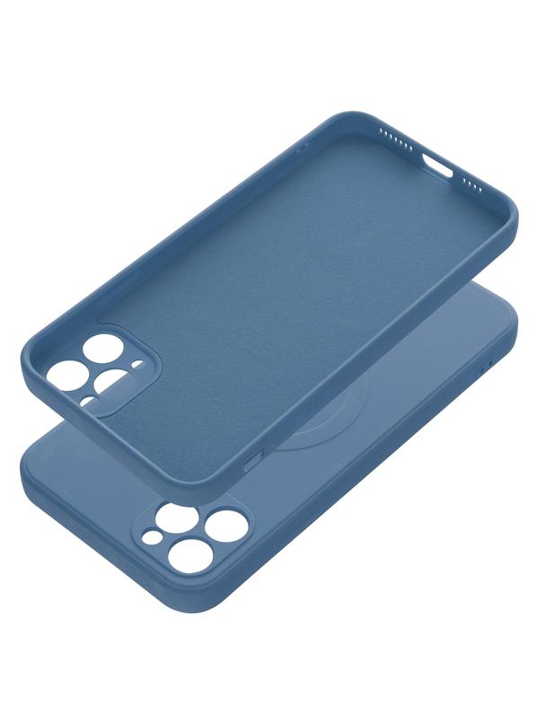 Futerał SILICONE MAG COVER kompatybilny z MagSafe do IPHONE 11 Pro Max niebieski