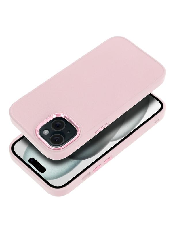 Futerał FRAME do IPHONE 15 pudrowy róż