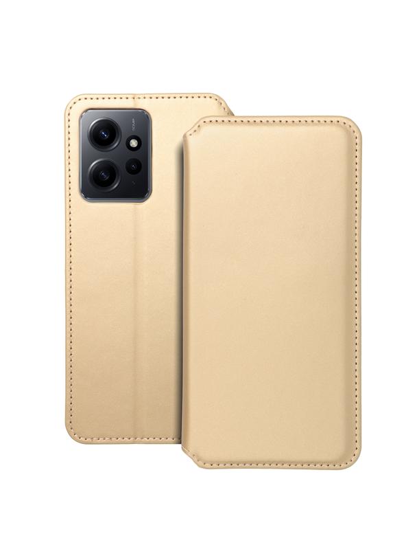 Kabura DUAL POCKET Book do XIAOMI Redmi Note 12 4G złoty