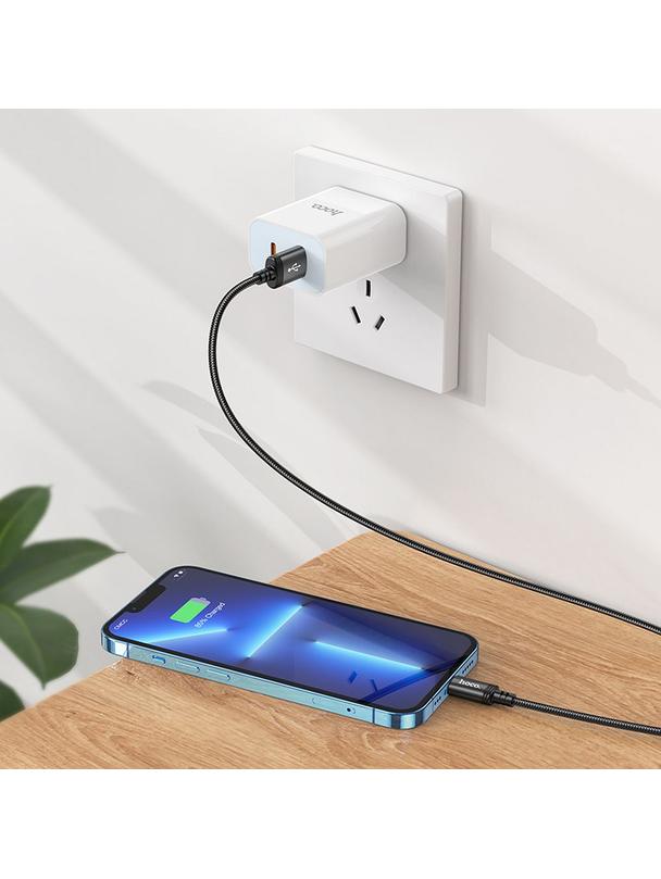Kabel USB A do Lightning Hoco 2,4A 1 m X89 czarny
