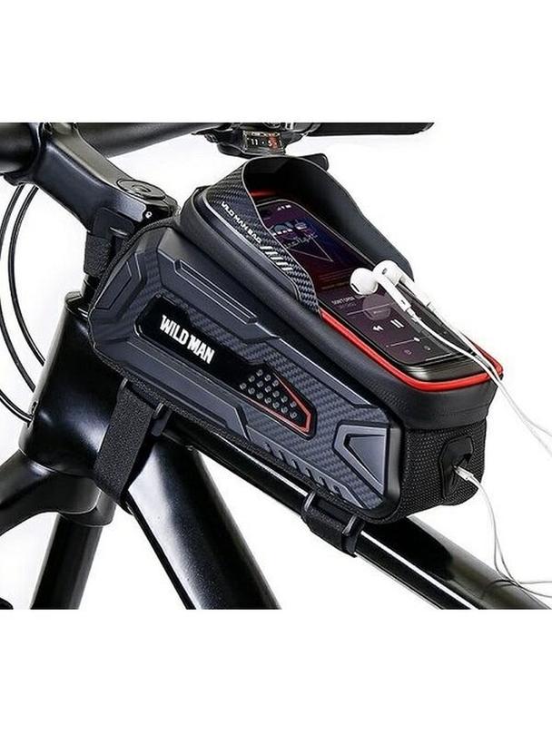 WILDMAN sakwa rowerowa na ramę na zamek 2L (4" - 7") M30 czarna