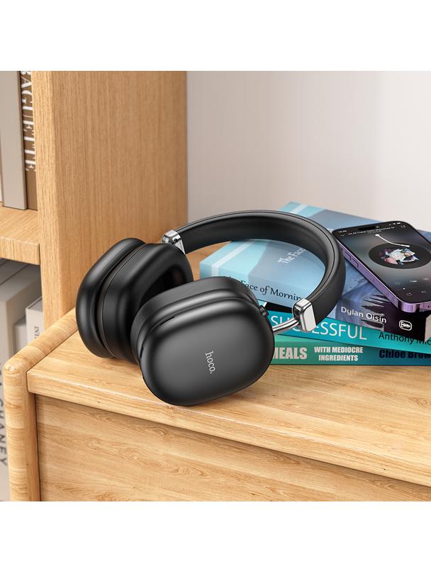 Słuchawki bezprzewodowe nauszne Hoco ANC W35 MAX czarne