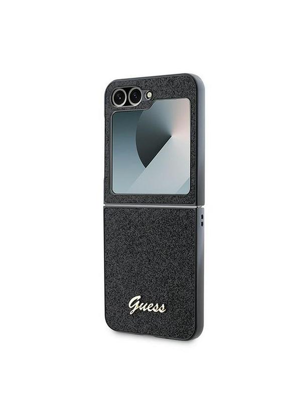 GUESS futerał do SAMSUNG Z Flip 6 GUHCZF6HGGSHK (HC PU 4G Glitter Script) czarny