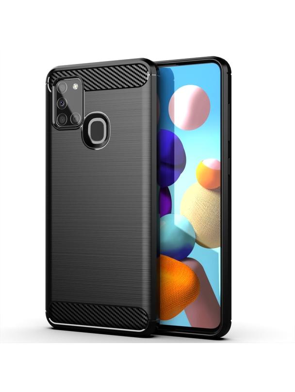 Futerał CARBON do SAMSUNG A21S czarny