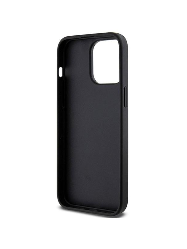 KARL LAGERFELD futerał do IPHONE 13 Pro Max KLHCP13XGSACHPK (Gripstand Saffiano choupette PIN) czarny