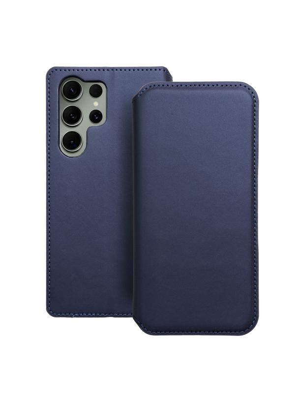 Kabura DUAL POCKET Book do SAMSUNG S23 Ultra granatowy