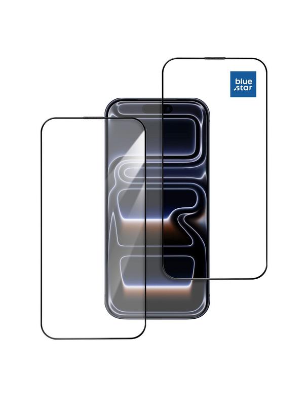 Szkło hartowane do iPhone 13 / 16e (SE 4 2025) Blue Star 5D AR czarne