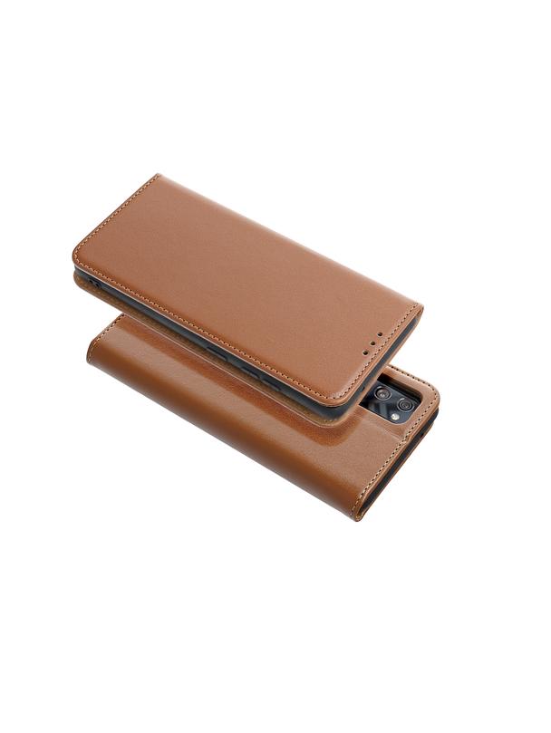 Kabura SMART PRO Book skórzana do SAMSUNG A25 5G brązowy