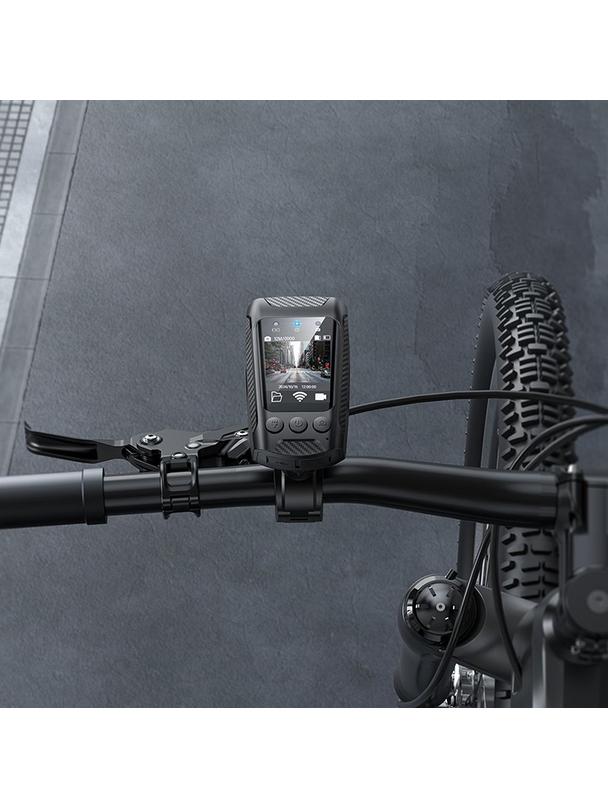 Kamera rowerowa Hoco z wyświetlaczem 2" 4K DV104 czarna