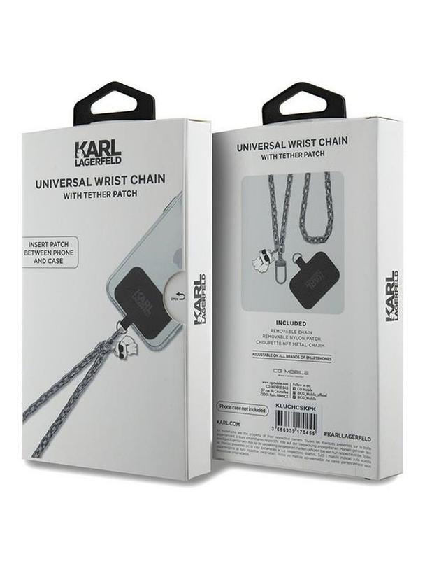 KARL LAGERFELD zawieszka KLUCHCSKPK (Wrist Chain Choupette) srebrny