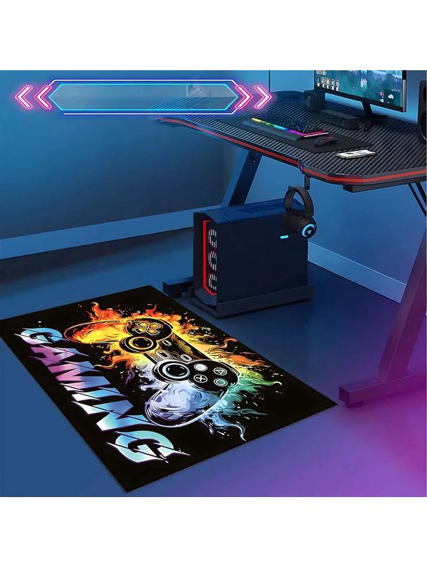 Mata ochronna pod krzesło wzór gamingowy 60 x 90 cm RC-K-1542