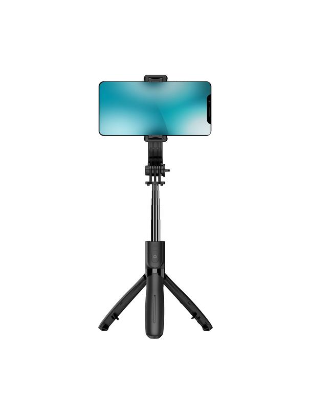 Selfie stick Blue Star L21 tripod z pilotem bezprzewodowym czarny