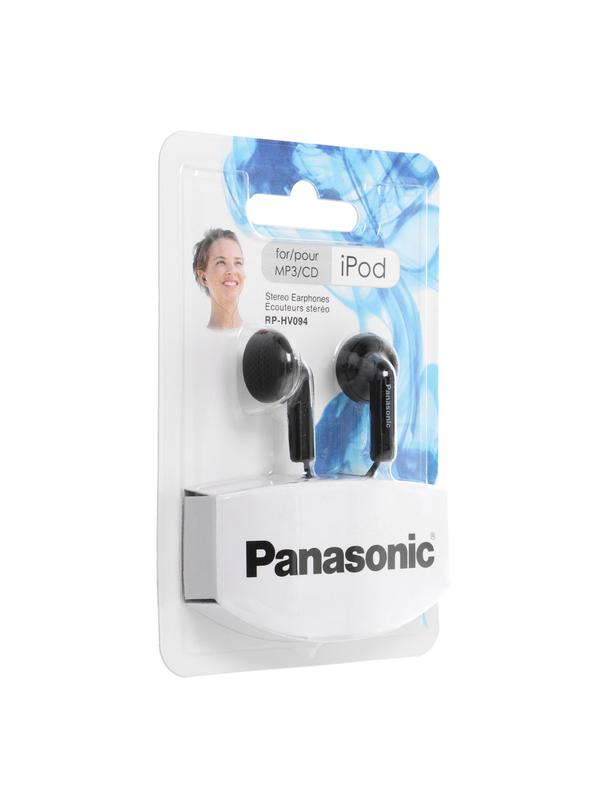 Słuchawki przewodowe 3,5mm PANASONIC RP-HV094E-K czarne