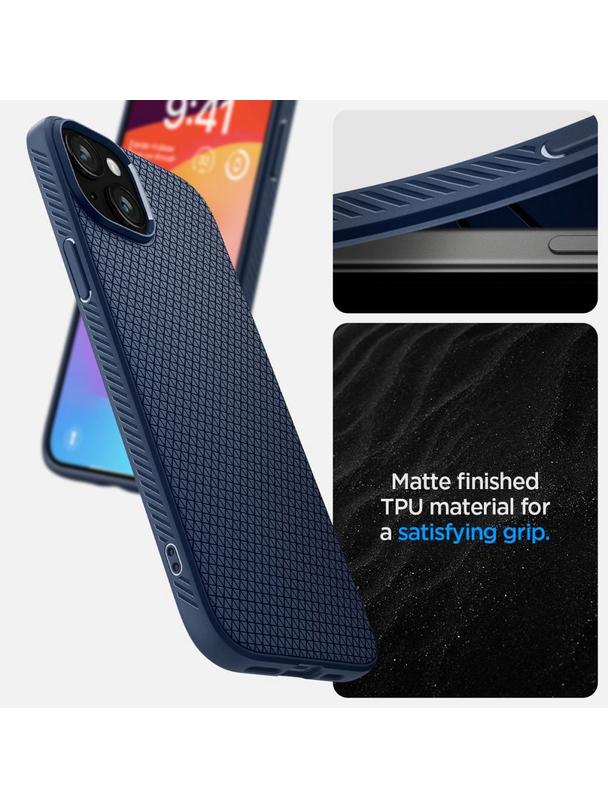 SPIGEN futerał LIQUID AIR do IPHONE 15 navy blue