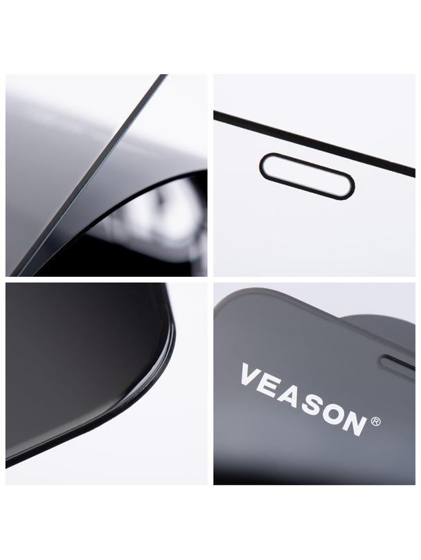 Szkło Hartowane 6D Pro Veason Glass (SET 10in1) - do Iphone 17 Pro czarny