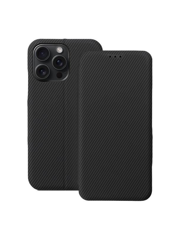 Kabura FOLIO Side Magnet do IPHONE 15 PRO MAX czarny
