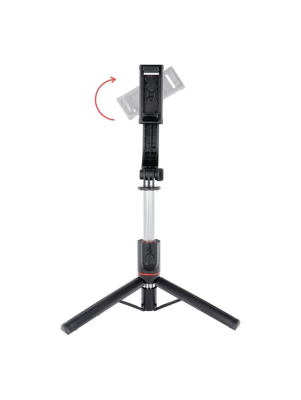 Uchwyt selfie z pilotem bezprzewodowym tripod SSTR-13 czarny