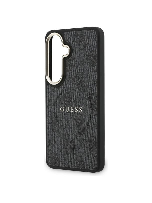 GUESS futerał do SAMSUNG S26 Plus GUHMS26MP4MSEGCK (4G Embossed Ring MagSafe) czarny