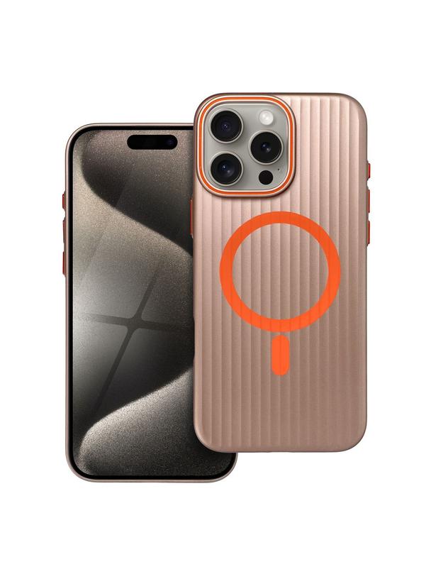 Futerał SIMPLY kompatybilny z MagSafe do IPHONE 16 Pro Max tytan pustynny