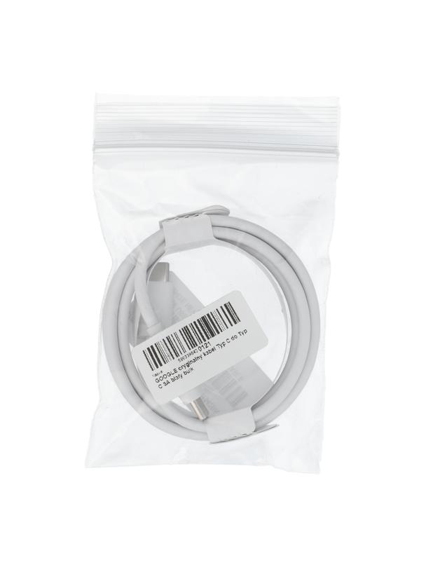Kabel USB C do USB C Google 3A bulk biały