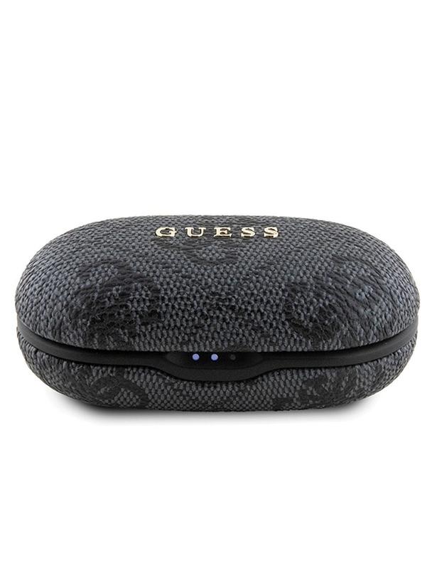 GUESS słuchawki bezprzewodowe bluetooth TWS ENC + stacja dokująca GUTWSP4EGK (4G Metal) czarne