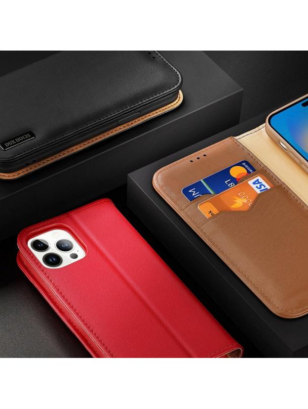 DUX DUCIS kabura HIVO do IPHONE 15 Pro Max brązowa