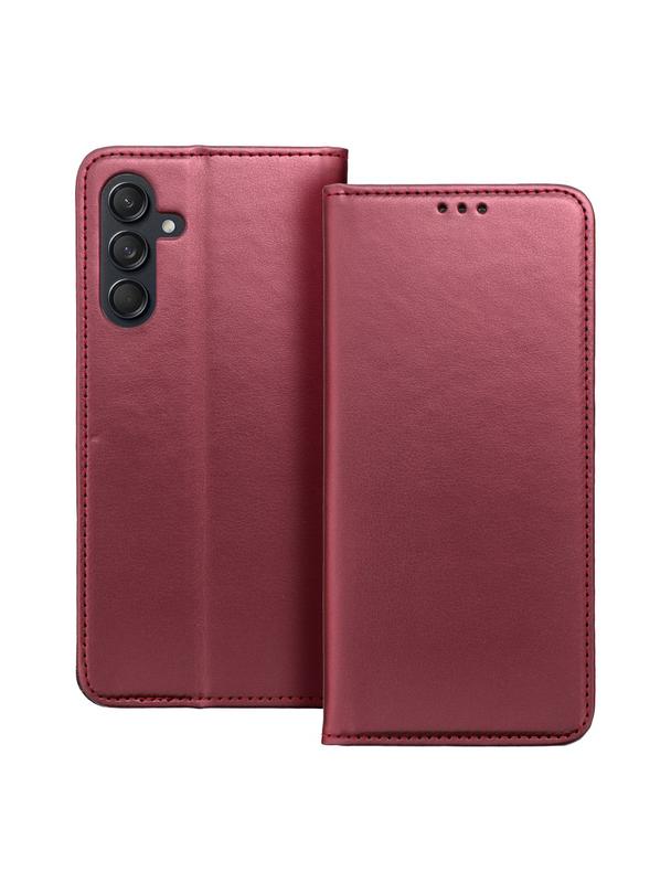 Kabura SMART MAGNETO do SAMSUNG M55 5G burgundowy