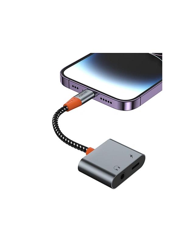 WiWU - Audio adapter LT10 Typ C do Typ C + 3.5mm