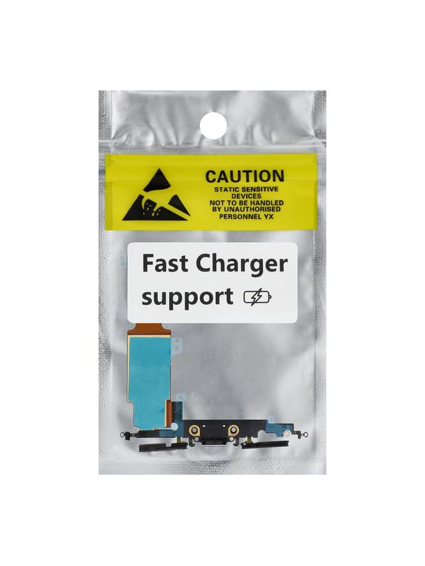 Taśma ładowania USB do IPHONE 8 Plus czarny (demotaż)