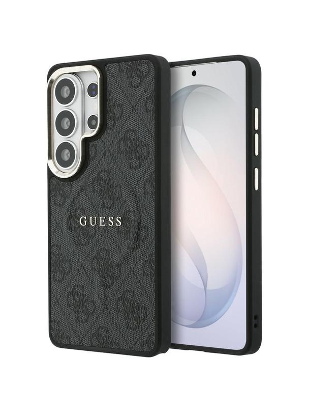 GUESS futerał do SAMSUNG S26 Ultra GUHMS26LP4MSEGCK (4G Embossed Ring MagSafe) czarny