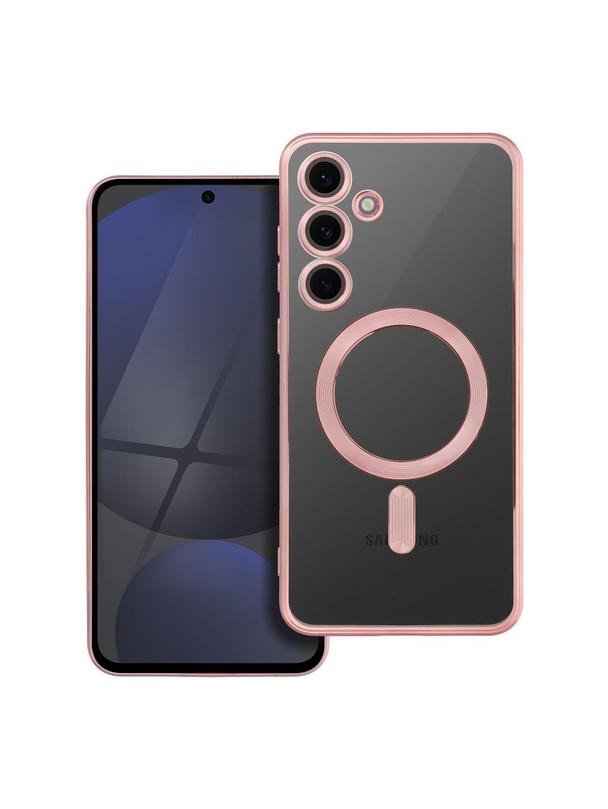 Futerał ELECTRO MAG COVER kompatybilny z MagSafe do SAMSUNG S24 FE złoty róż