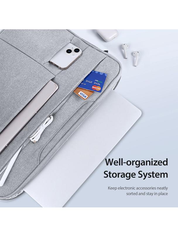 DUX DUCIS torba LBTC na laptop 15.5-16" Horizontal Handbag jasno szary