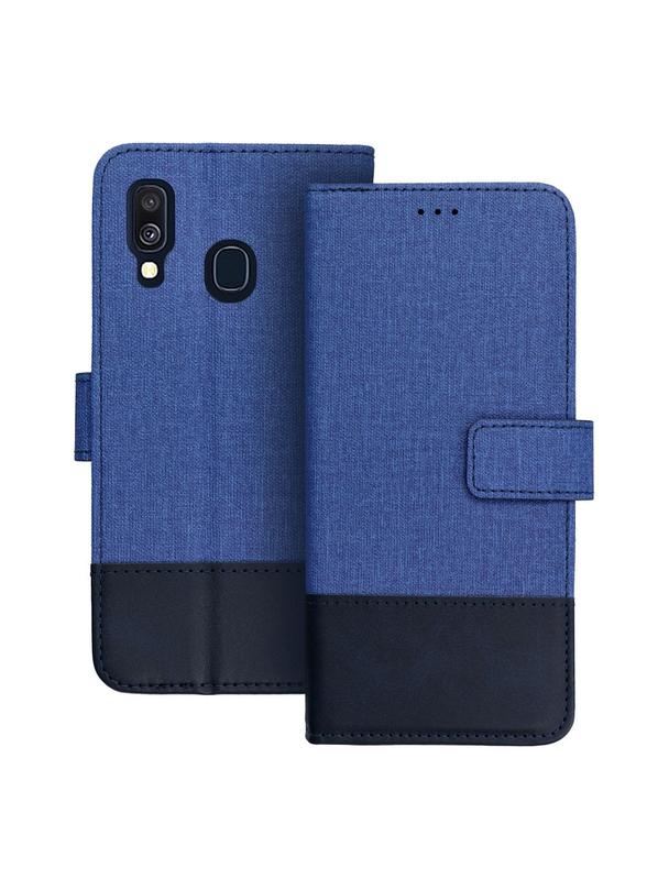 Kabura GOMMA Book do SAMSUNG A40 niebieski