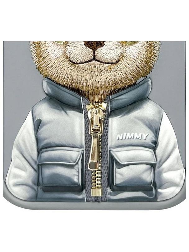 NIMMY futerał COOL&CUTE 2.0 Bear do IPHONE 16 szary