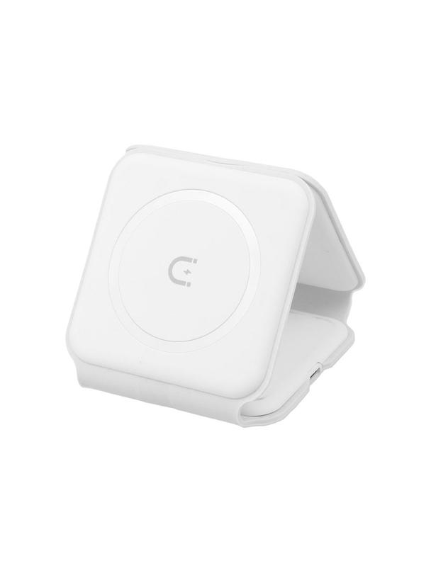 Ładowarka indukcyjna Blue Star 3w1 15W Flex Charge zgodna z MagSafe biała