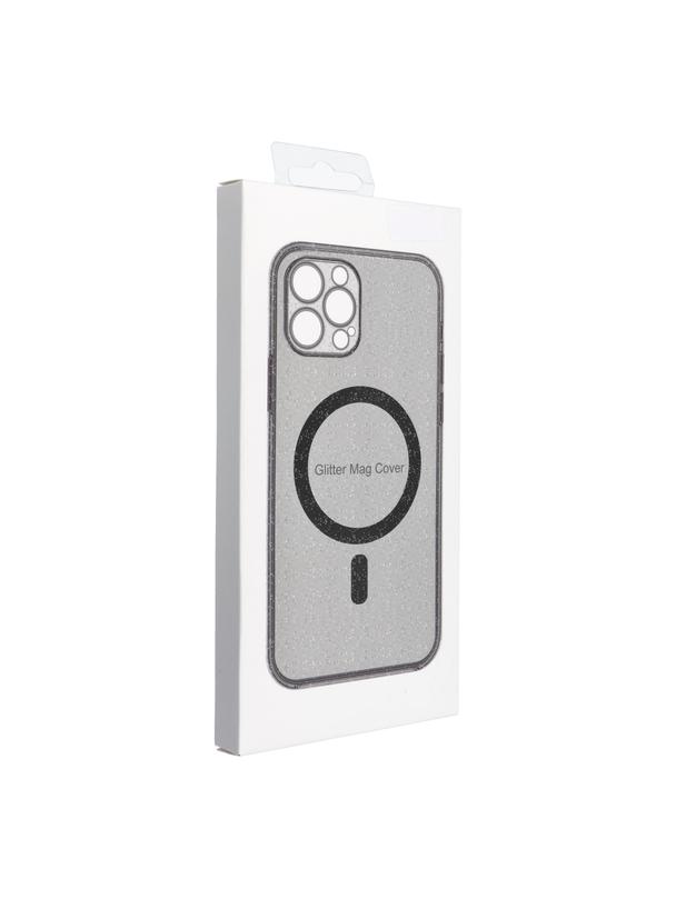 Futerał CLEAR MAG COVER kompatybilny z MagSafe do SAMSUNG S25 transparent glitter