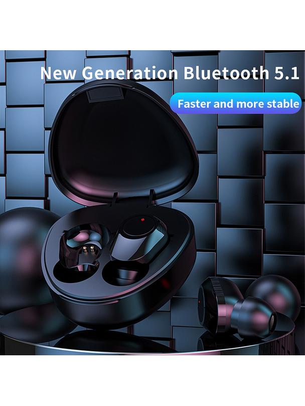 Słuchawki bezprzewodowe bluetooth TWS + stacja dokująca M9 czarne