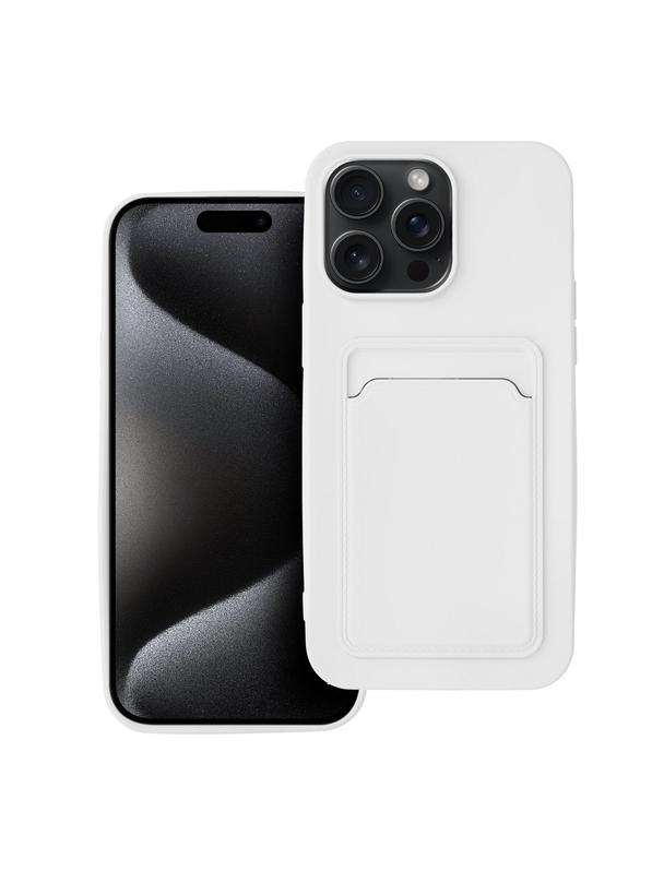 Futerał CARD CASE do IPHONE 15 Pro Max biały