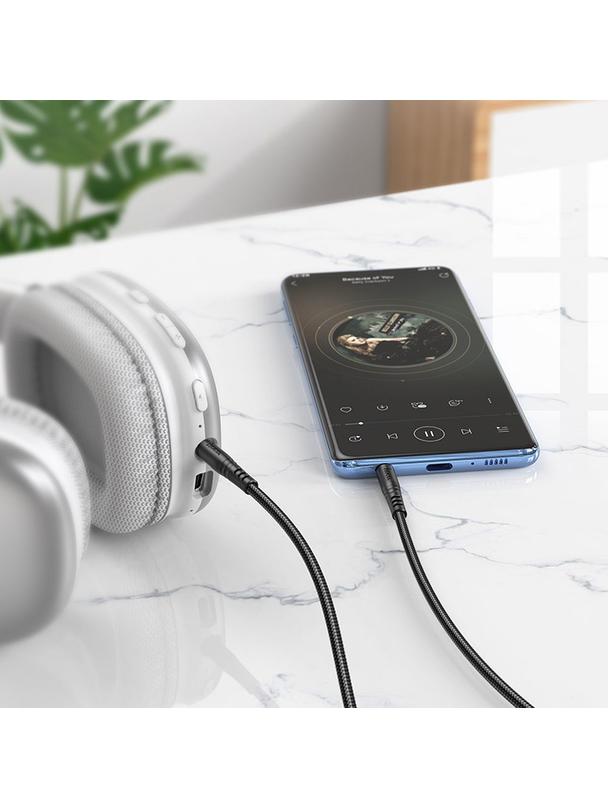 Kabel AUX Jack 3,5 mm do Jack 3,5 mm Hoco 1 m UPA24 czarny